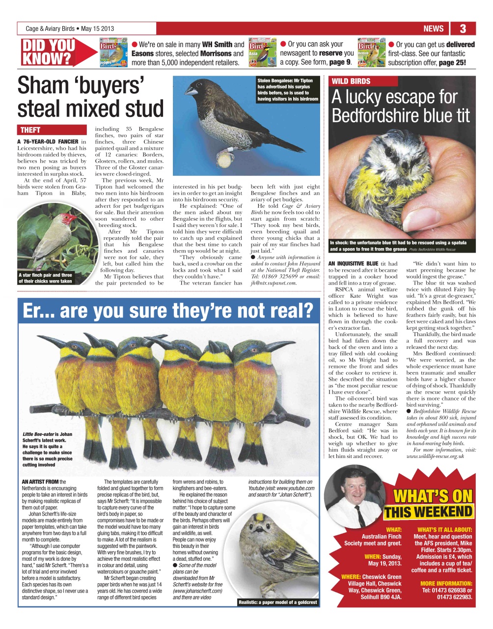 Cage & Aviary Birds Preview Pages