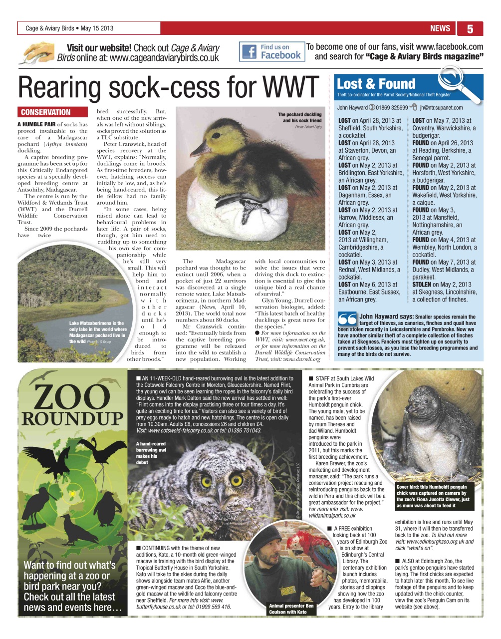 Cage & Aviary Birds Preview Pages