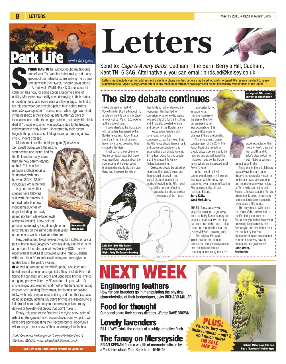 Cage & Aviary Birds Preview Pages