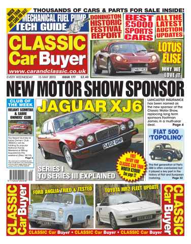 Classic Car Buyer issue CCB 15 May 2013