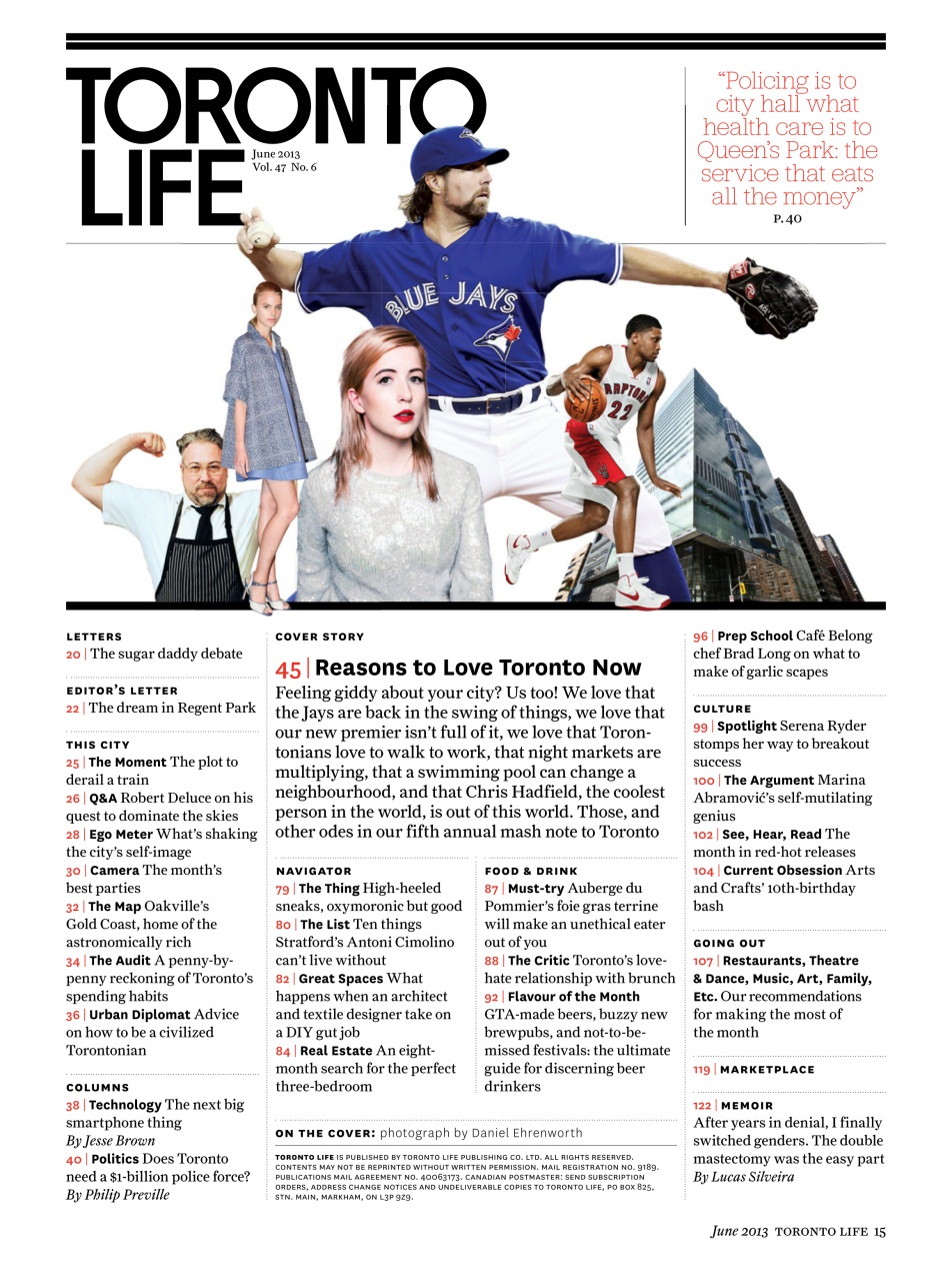 Toronto Life Preview Pages