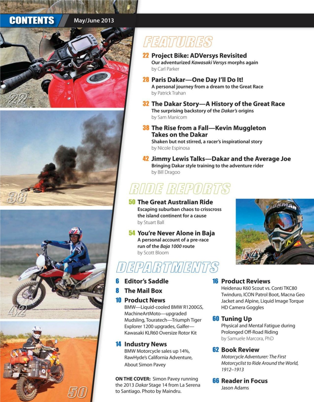 Adventure Motorcycle Preview Pages