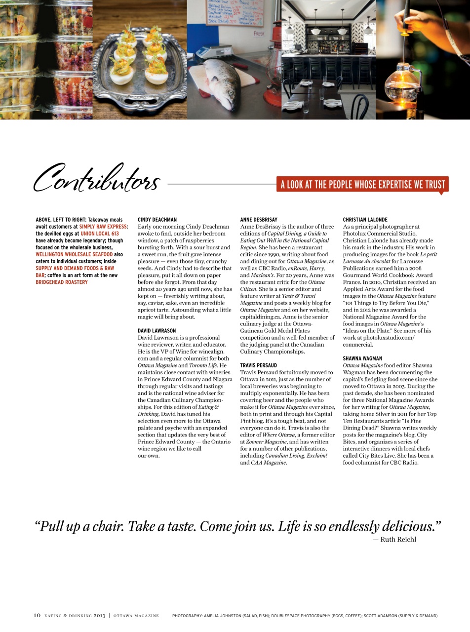 Ottawa Magazine Preview Pages