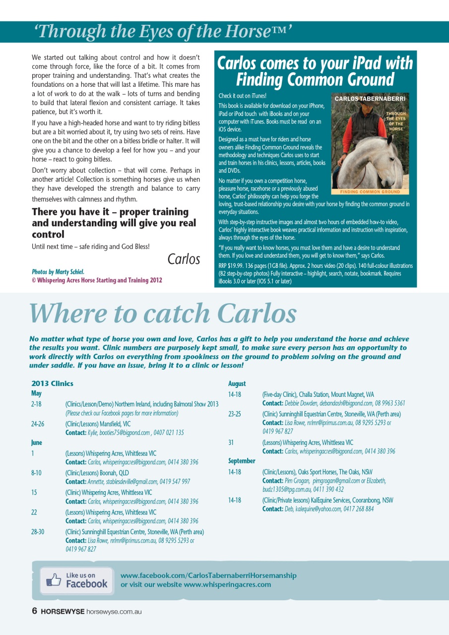 HorseWyse Magazine Preview Pages