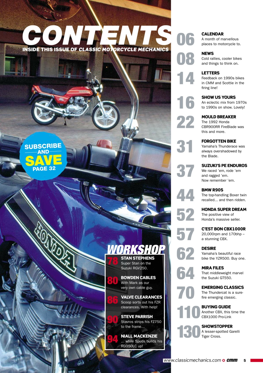 Classic Motorcycle Mechanics Preview Pages