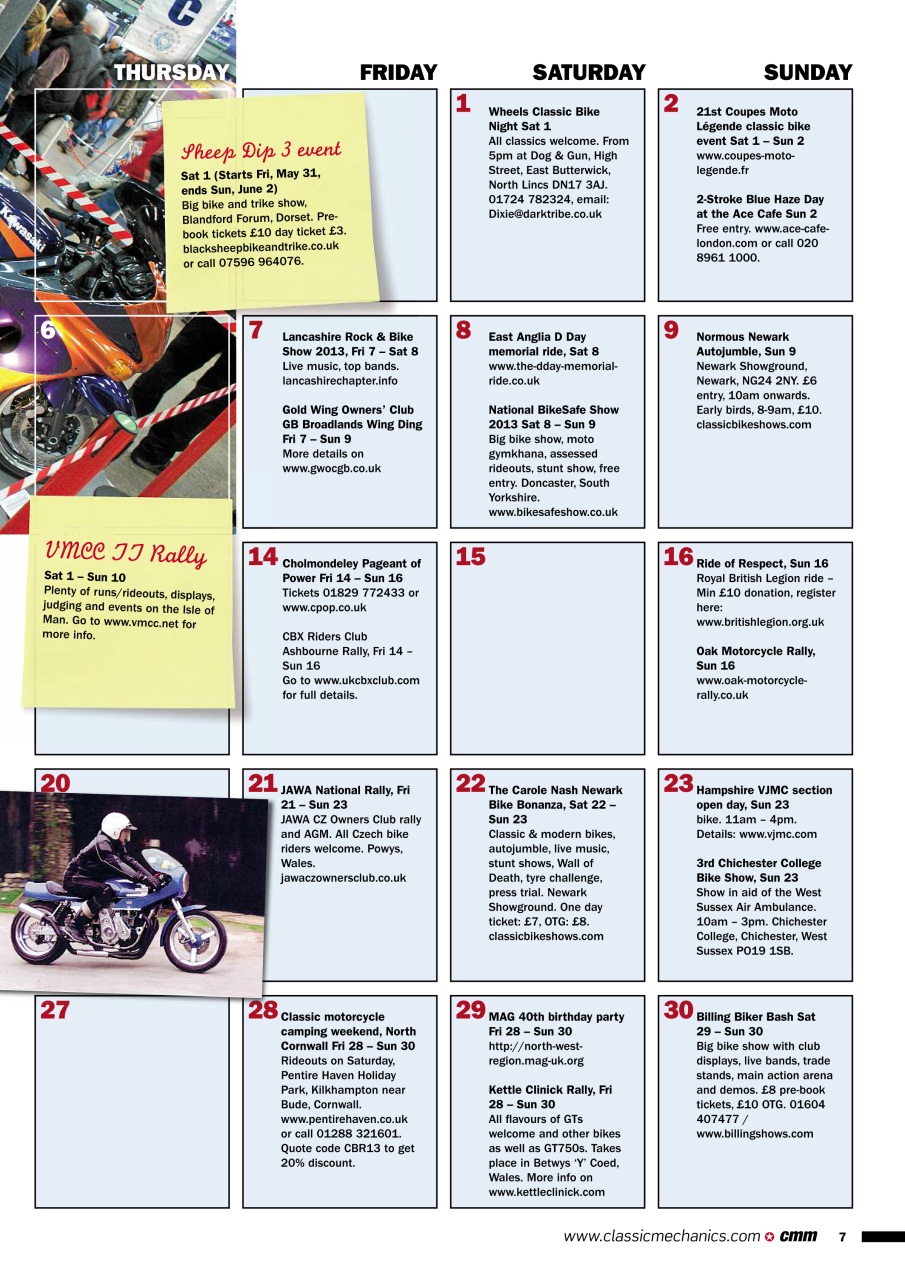 Classic Motorcycle Mechanics Preview Pages