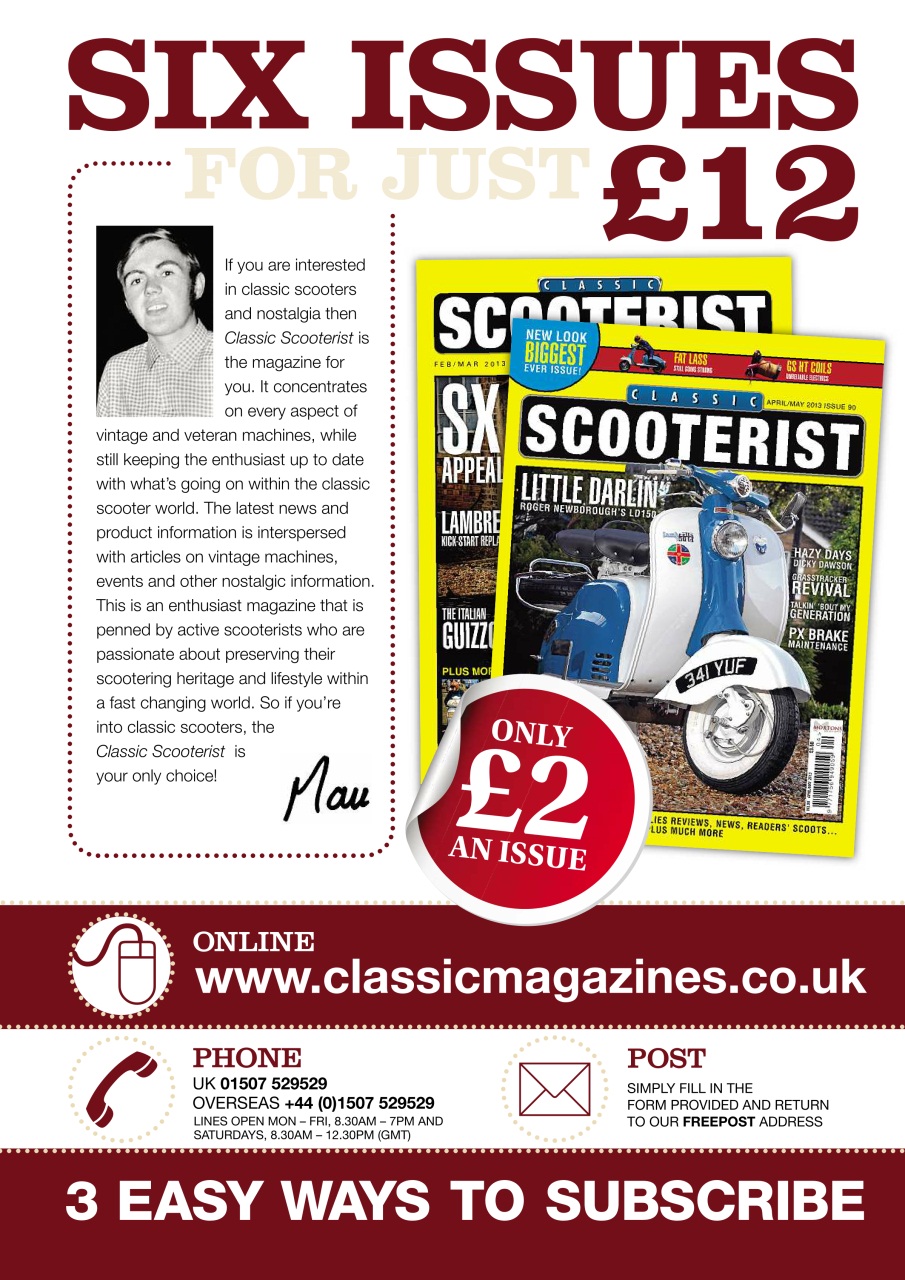 Classic Scooterist Preview Pages