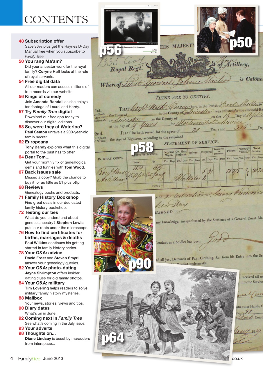 Family Tree Preview Pages