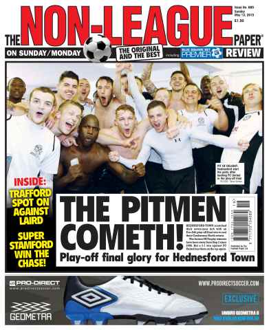 The Non-League Football Paper issue Sunday 12th May 2013