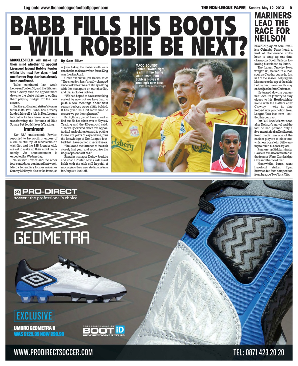The Non-League Football Paper Preview Pages