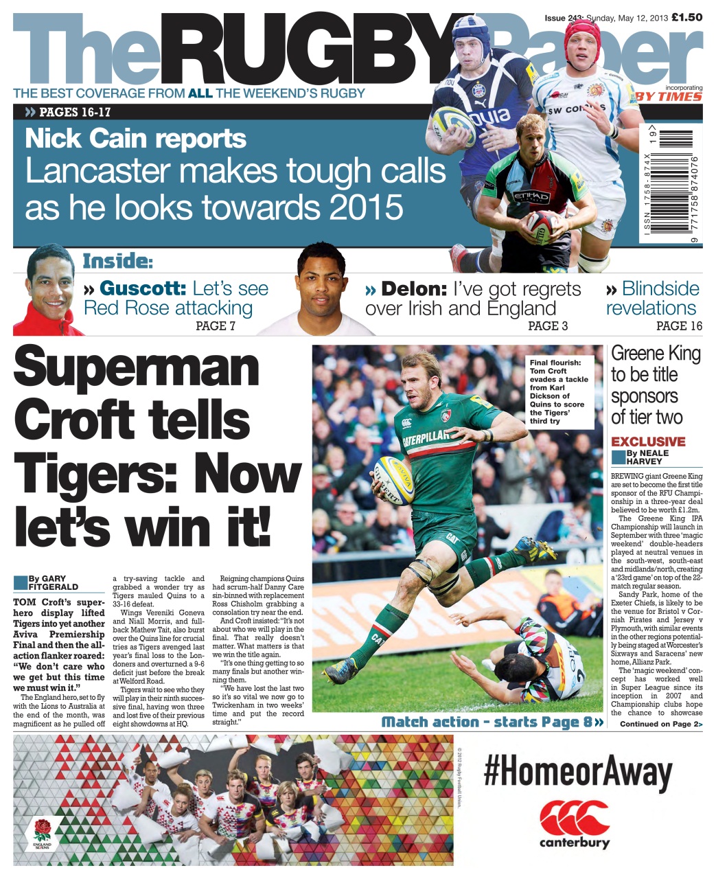 The Rugby Paper Preview Pages