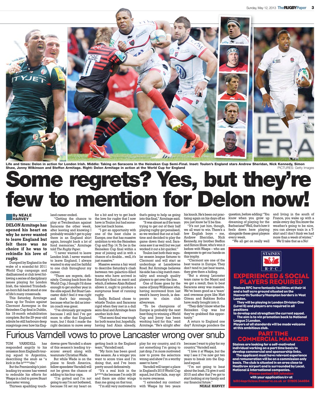 The Rugby Paper Preview Pages