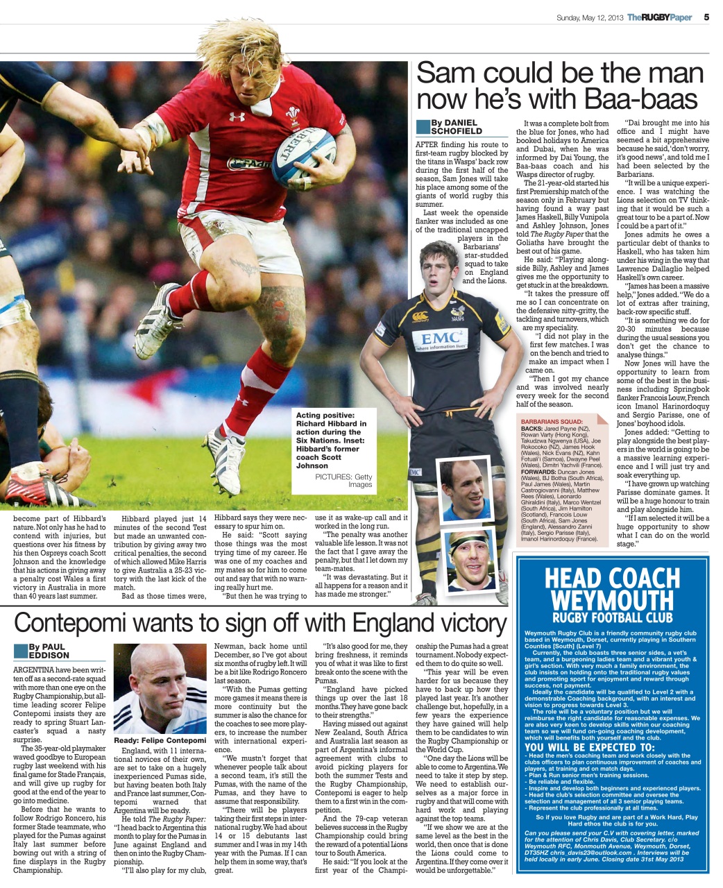 The Rugby Paper Preview Pages