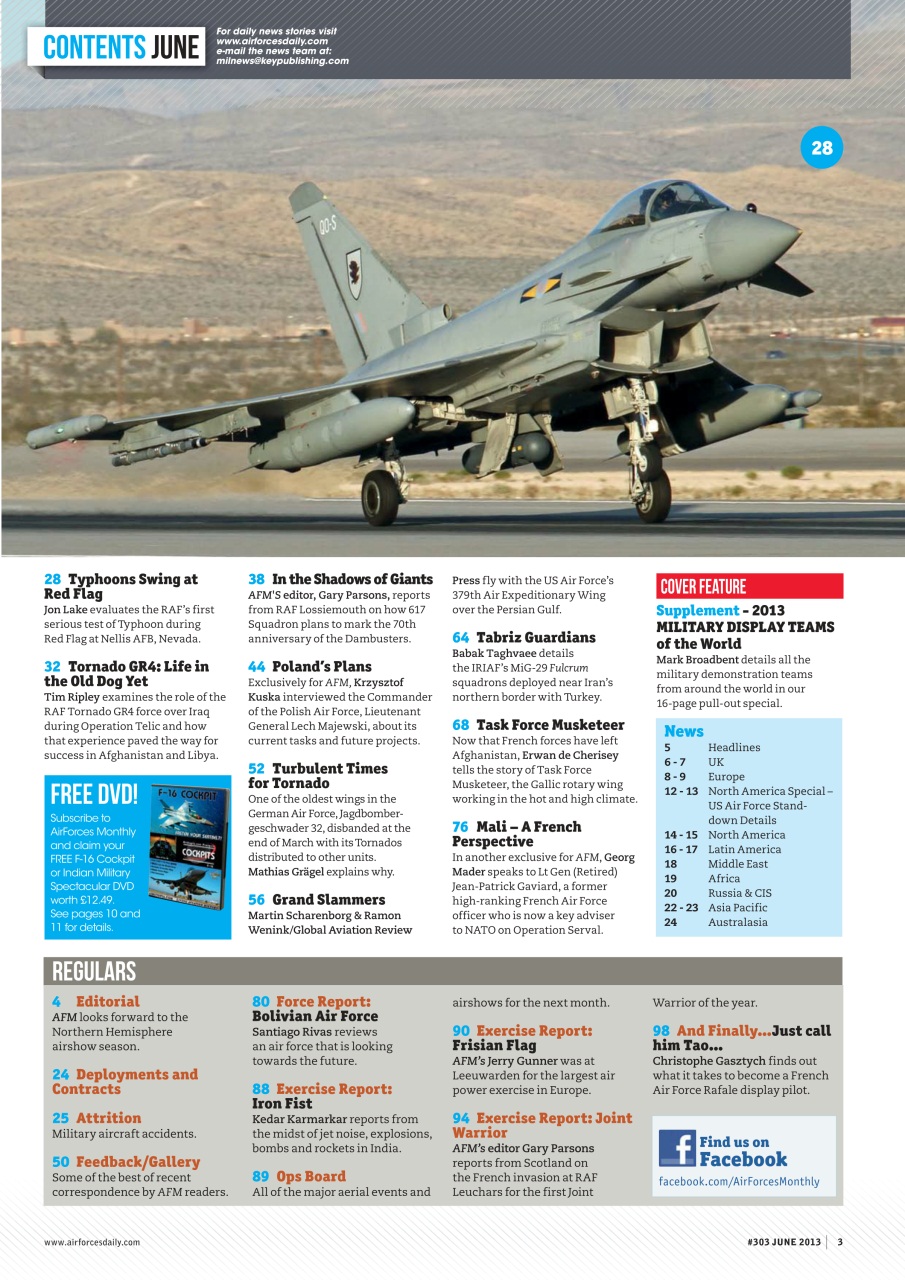 AirForces Monthly Preview Pages