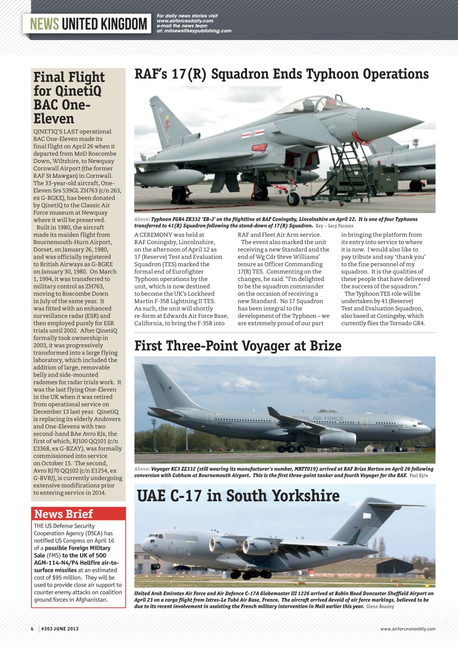 AirForces Monthly Preview Pages