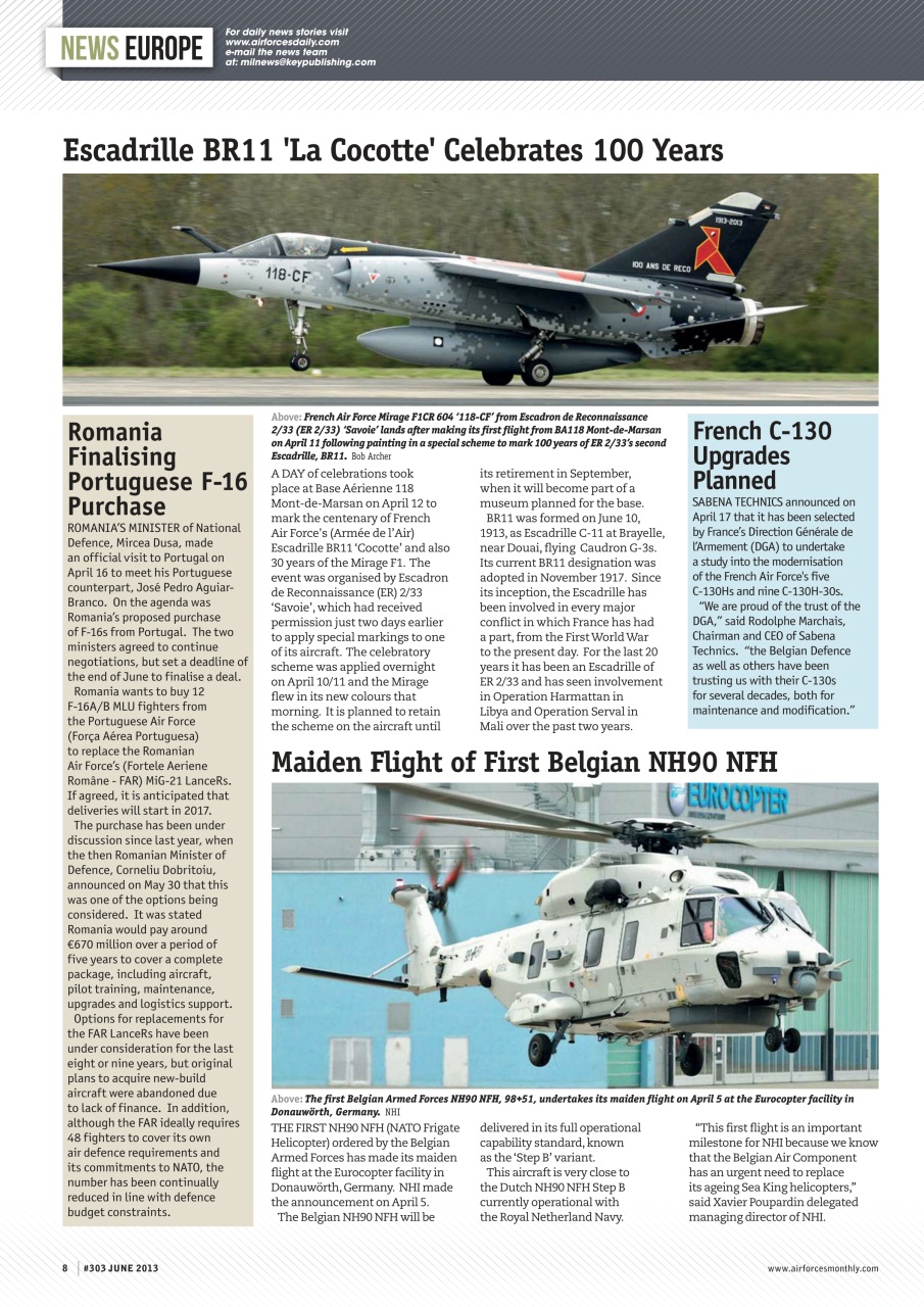 AirForces Monthly Preview Pages