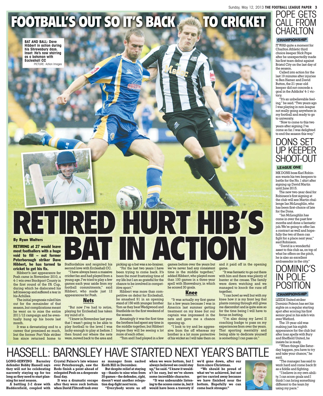 The Football League Paper Preview Pages