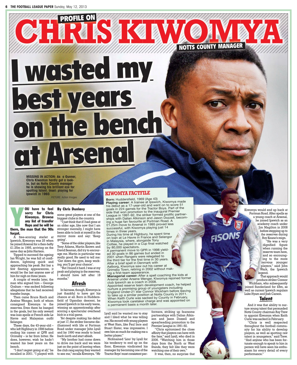 The Football League Paper Preview Pages