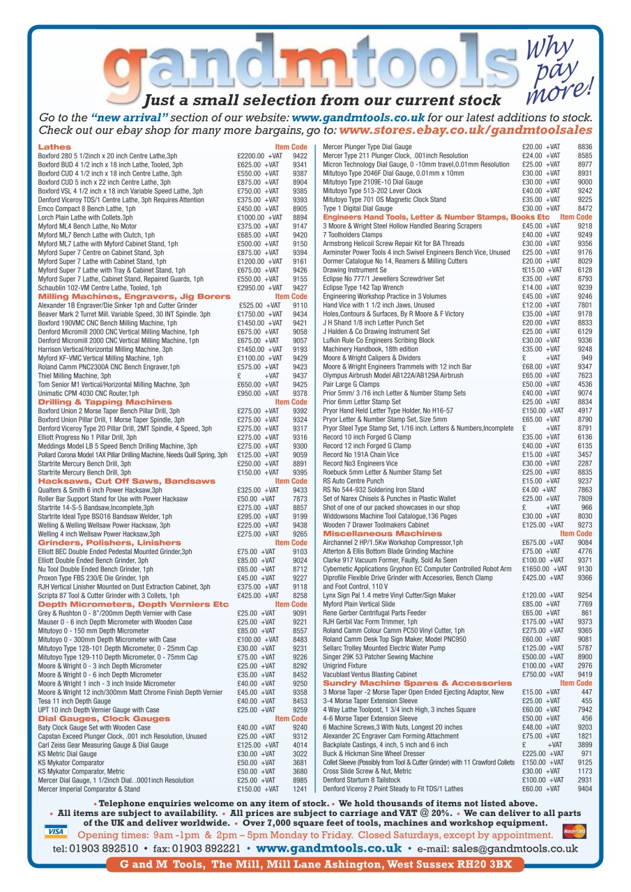 Model Engineer Preview Pages