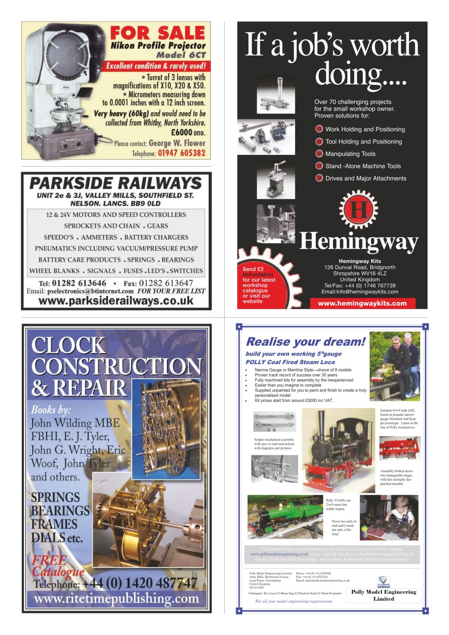 Model Engineer Preview Pages