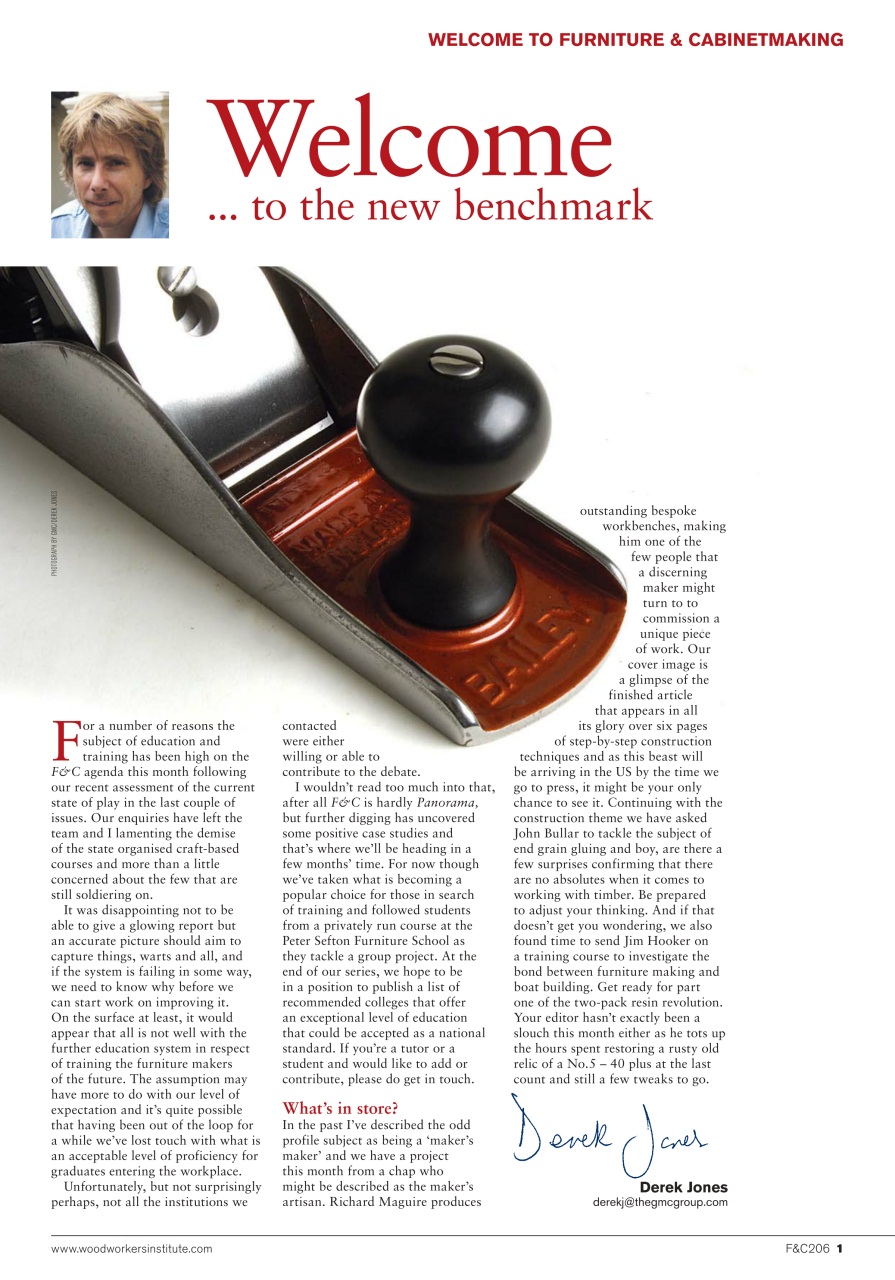 Furniture & Cabinetmaking Preview Pages