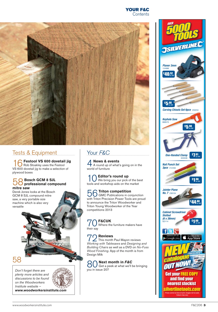 Furniture & Cabinetmaking Preview Pages