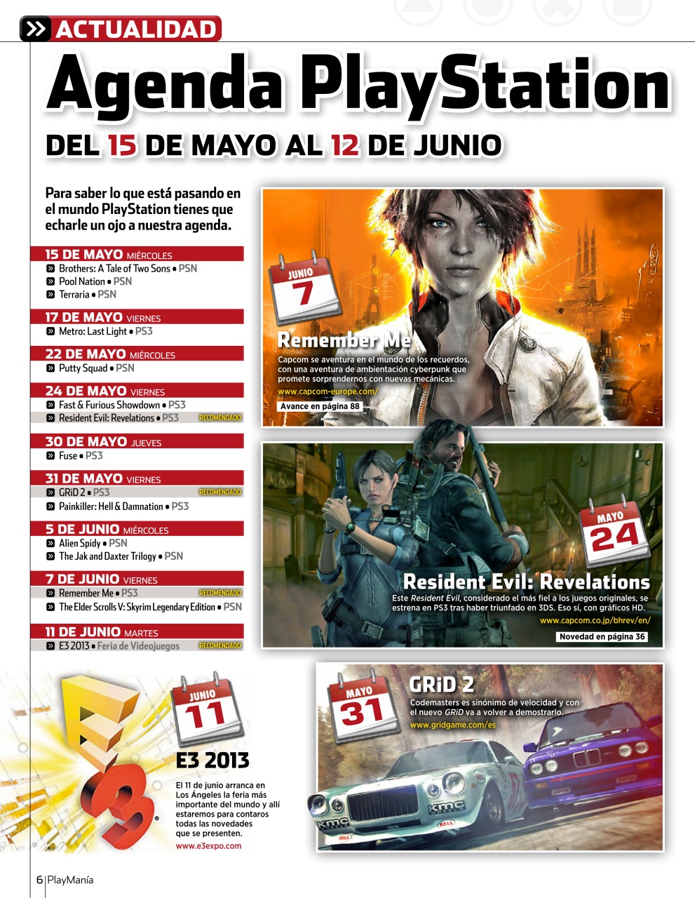 Playmania Preview Pages