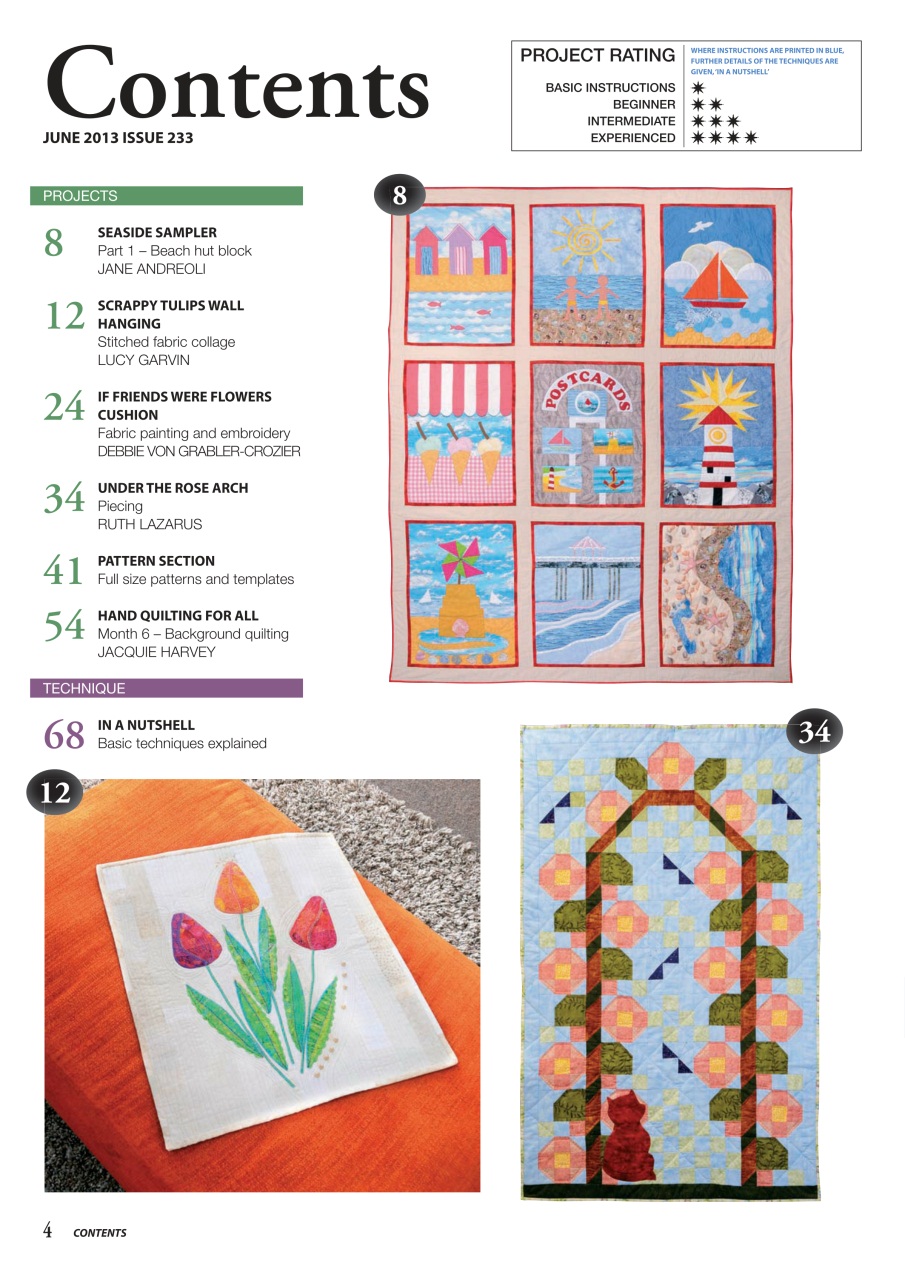 Patchwork and Quilting Preview Pages