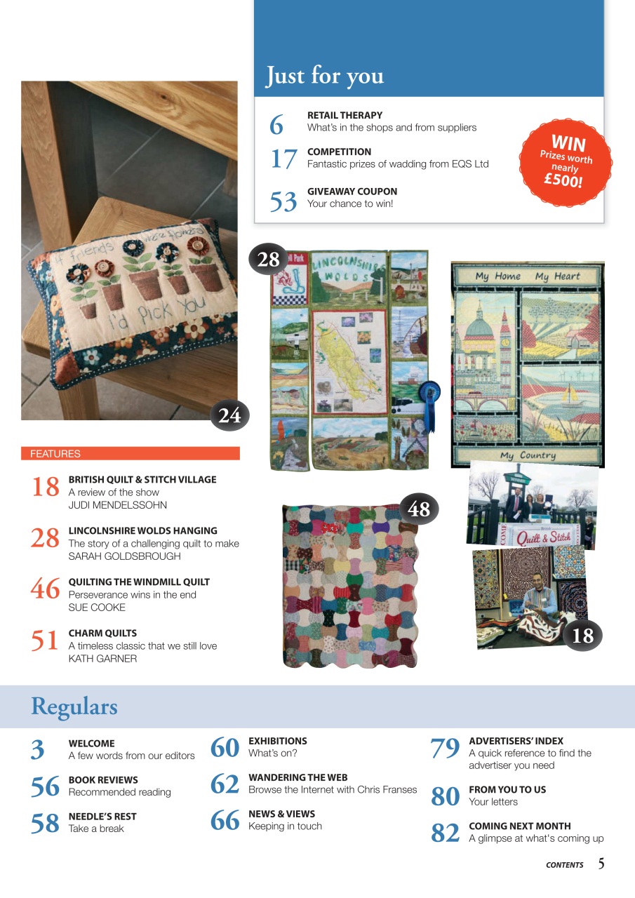 Patchwork and Quilting Preview Pages