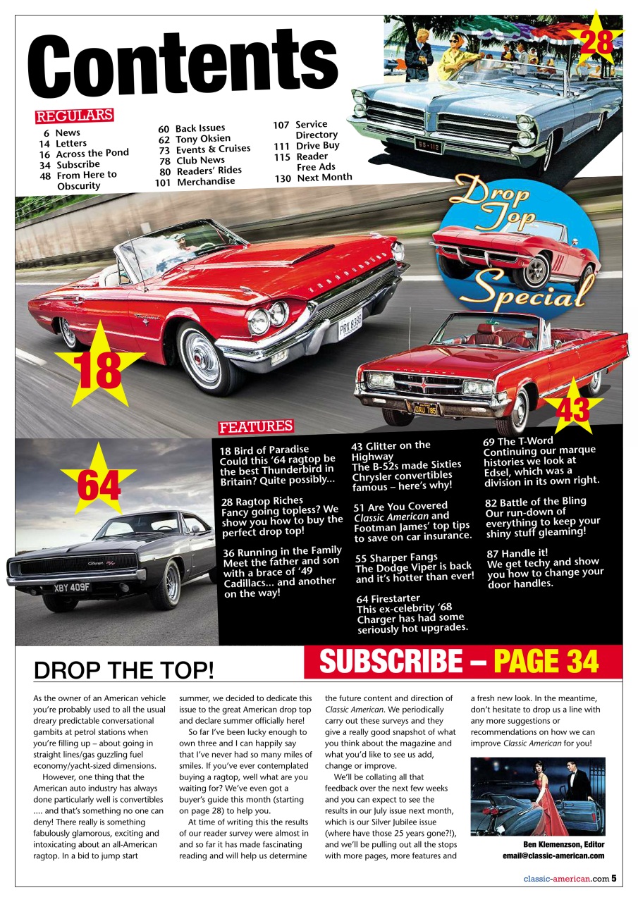 Classic American Magazine Preview Pages