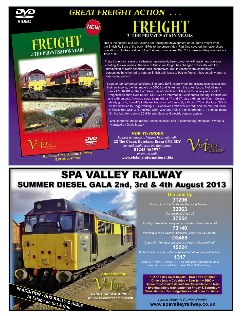 Rail Express Preview Pages