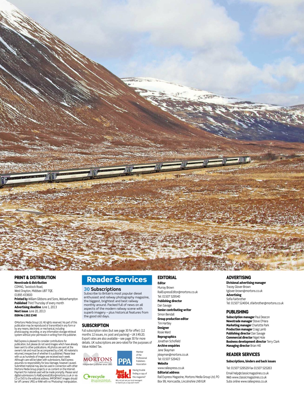 Rail Express Preview Pages