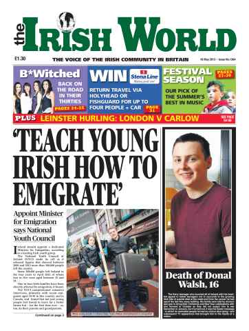 Irish World issue 18-05-2013