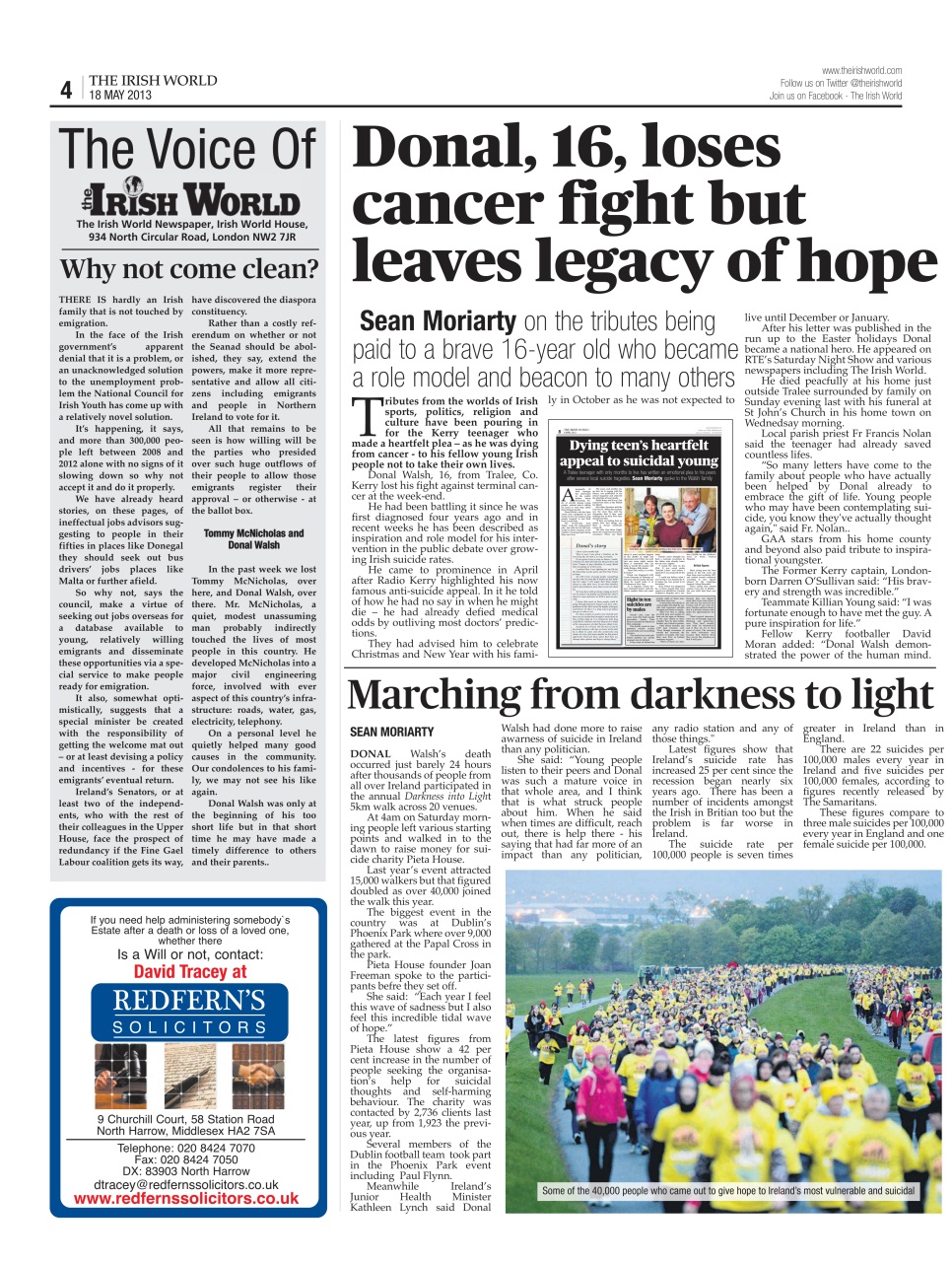 Irish World Preview Pages