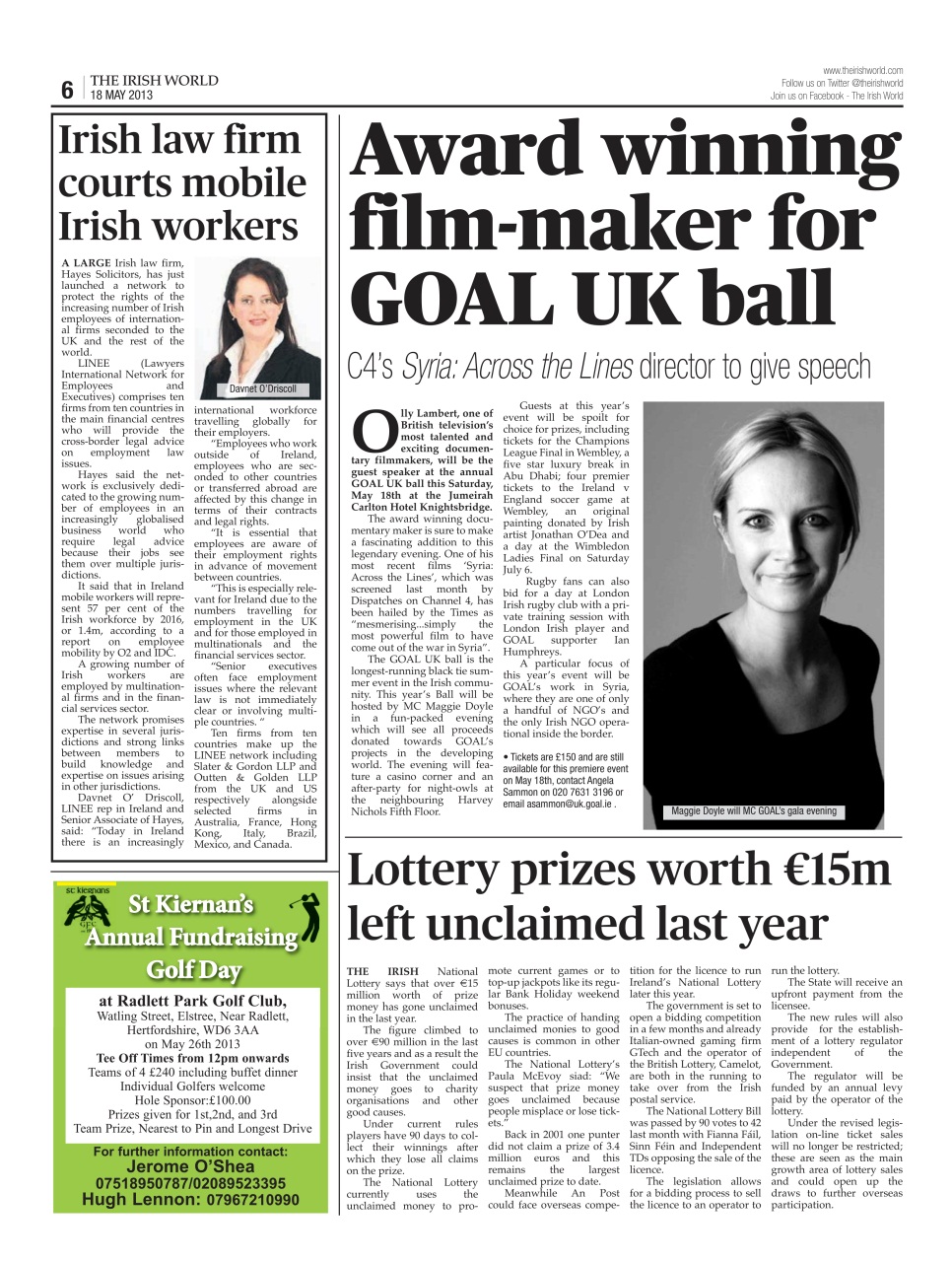 Irish World Preview Pages