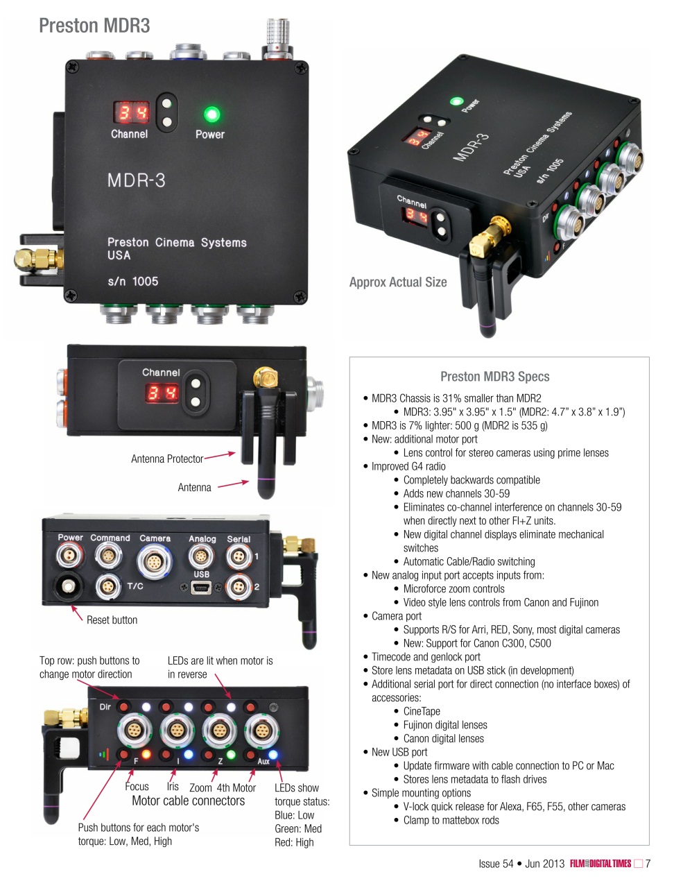 Film and Digital Times Preview Pages