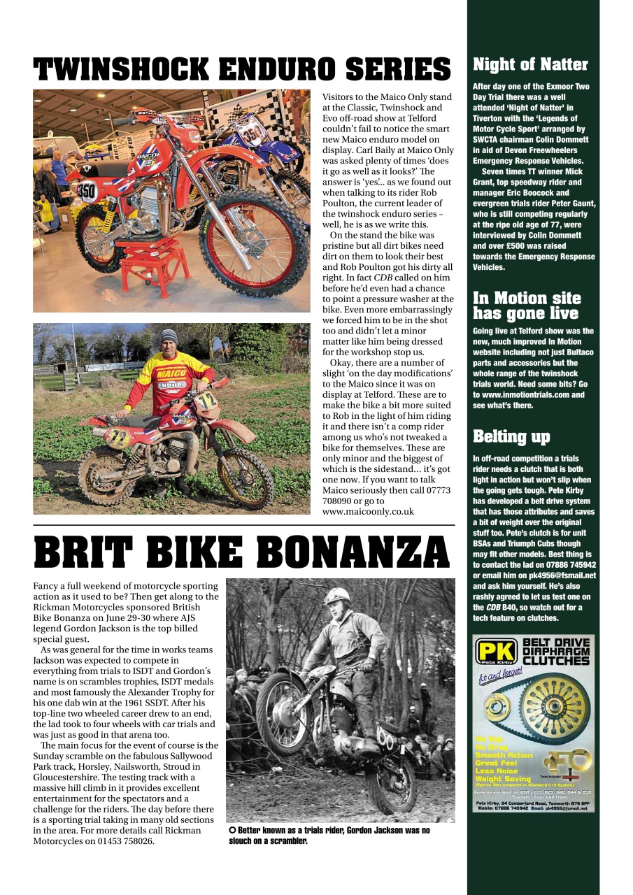 Classic Dirt Bike Preview Pages