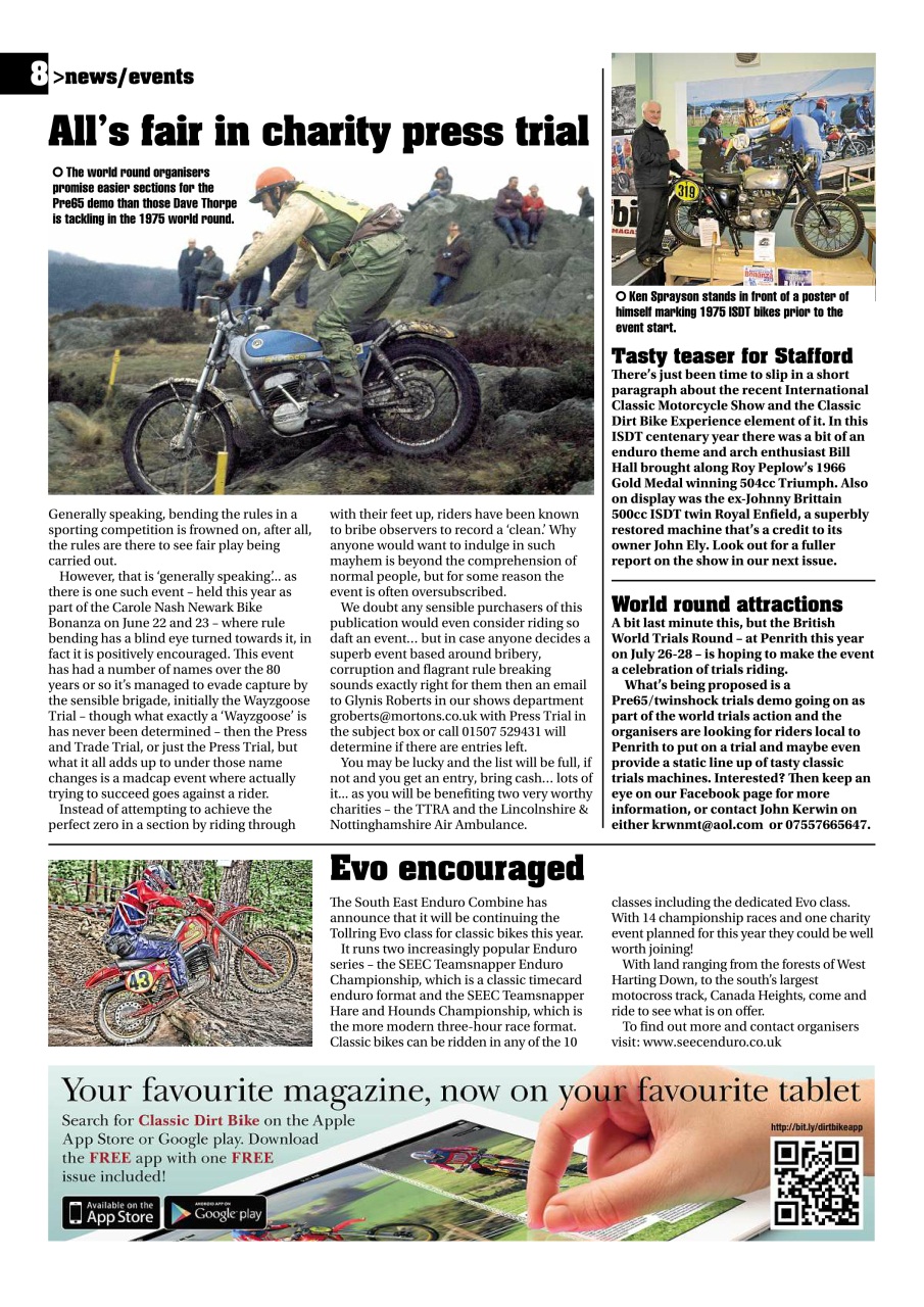 Classic Dirt Bike Preview Pages