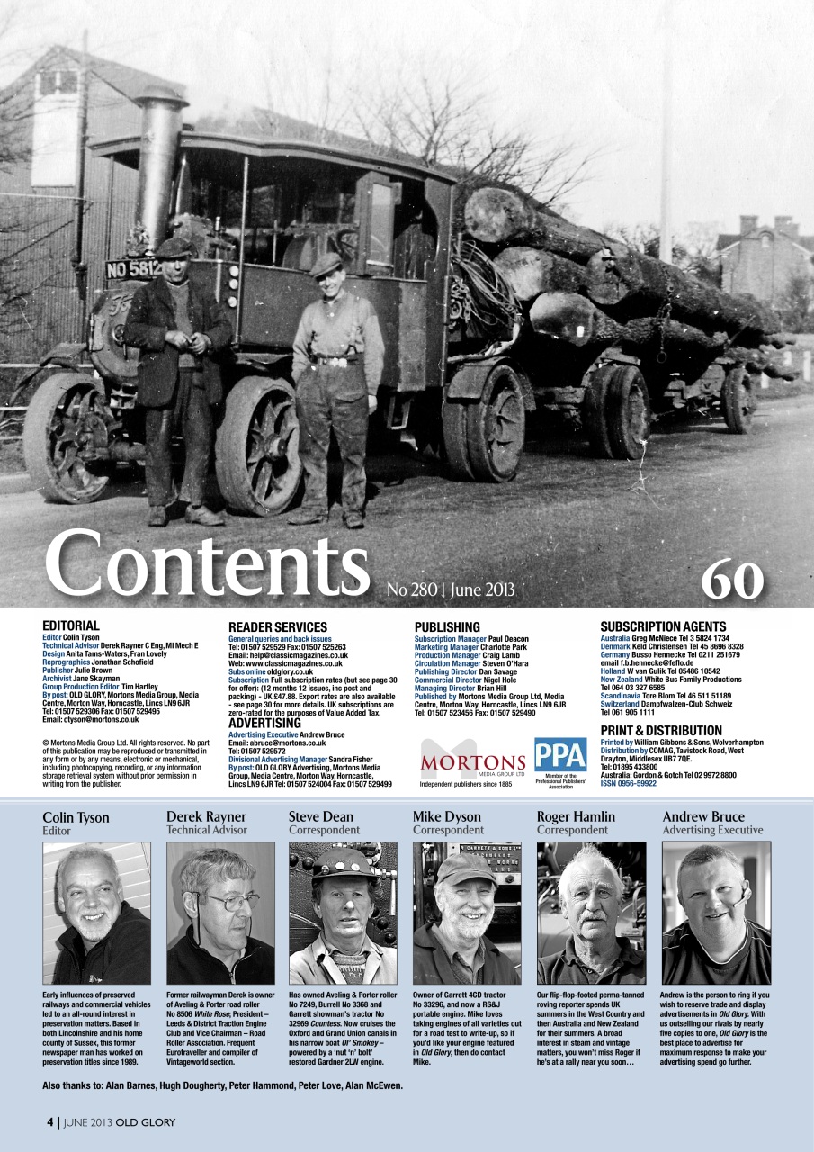 Old Glory Magazine Preview Pages