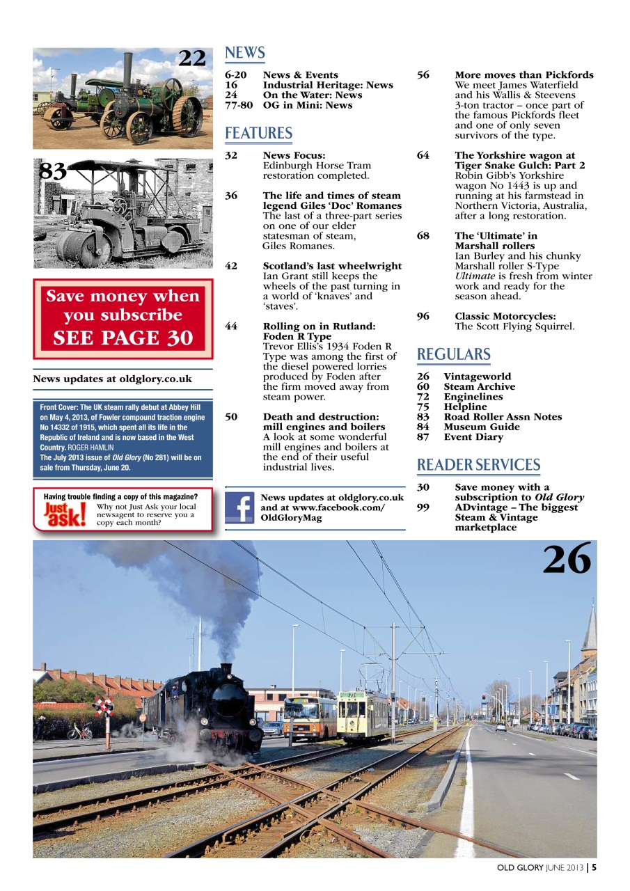 Old Glory Magazine Preview Pages