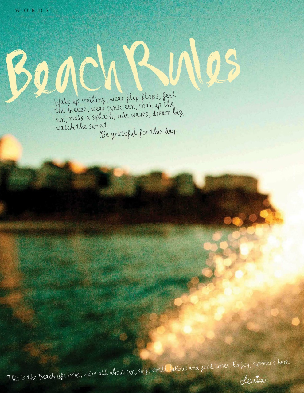 SurfGirl Magazine Preview Pages