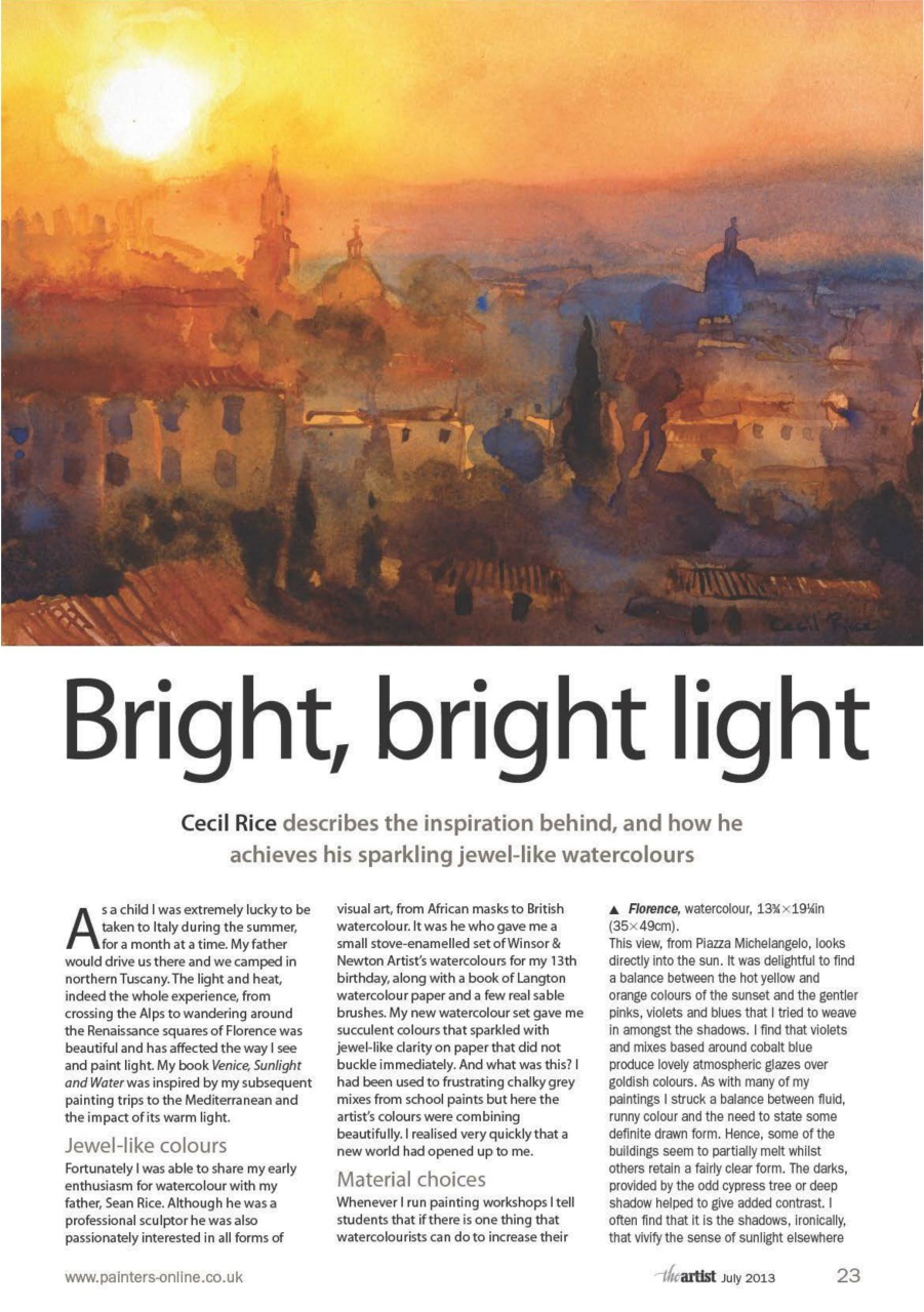 The Artist Preview Pages