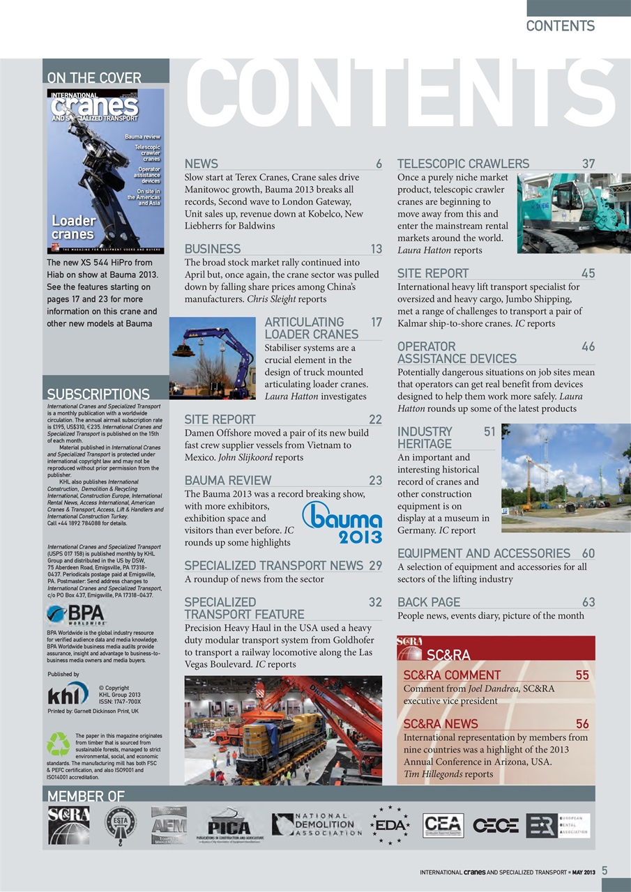 Int. Cranes and Specialized Transp Preview Pages