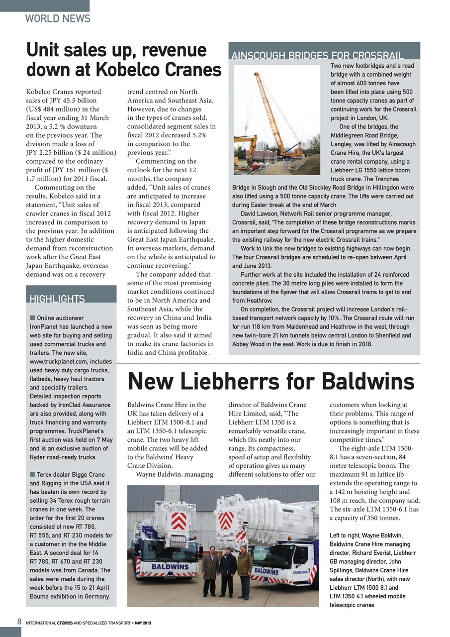 Int. Cranes and Specialized Transp Preview Pages