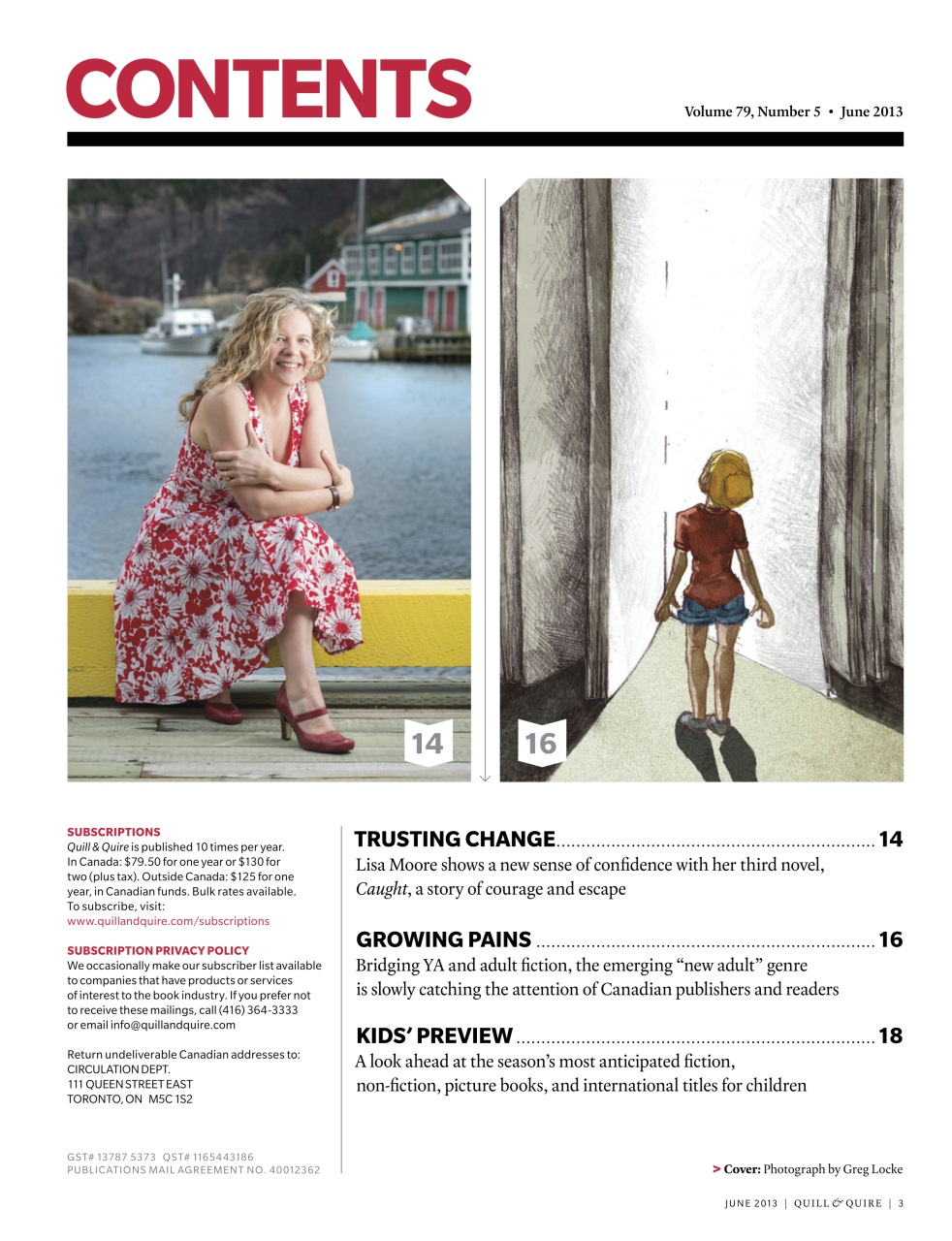 Quill & Quire Preview Pages