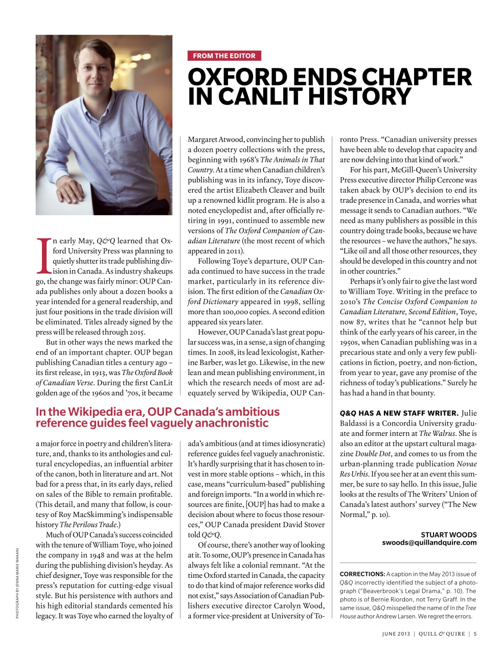 Quill & Quire Preview Pages