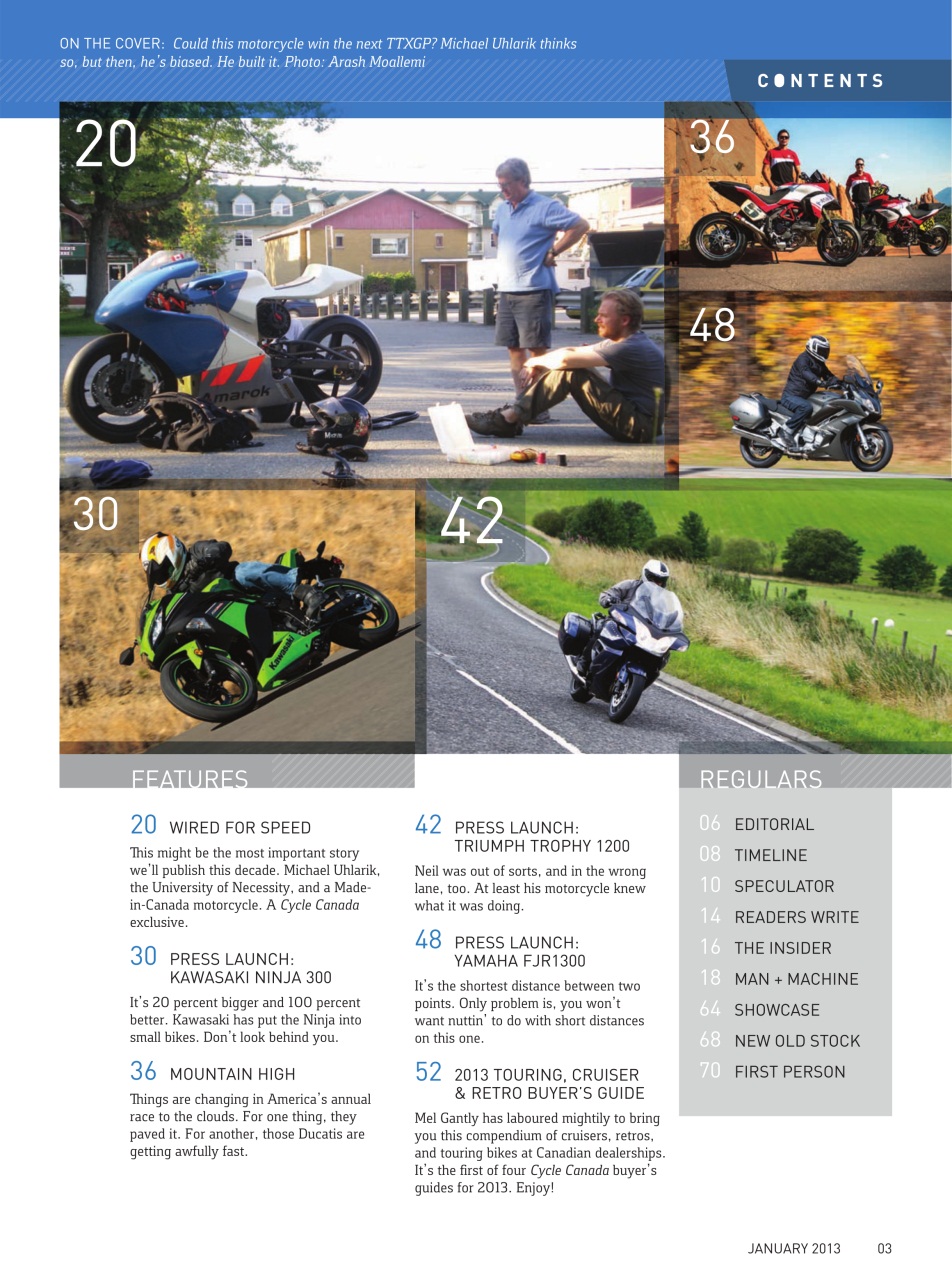 Cycle Canada Preview Pages