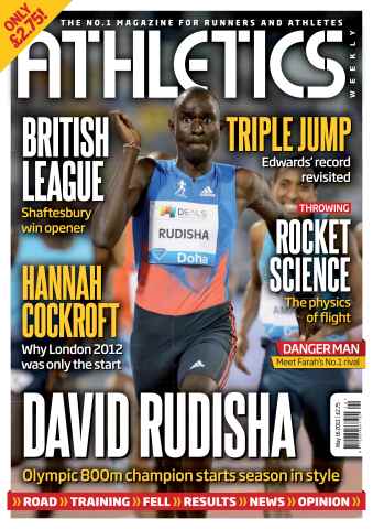 AW – Athletics Weekly Magazine issue AW May 16 2013