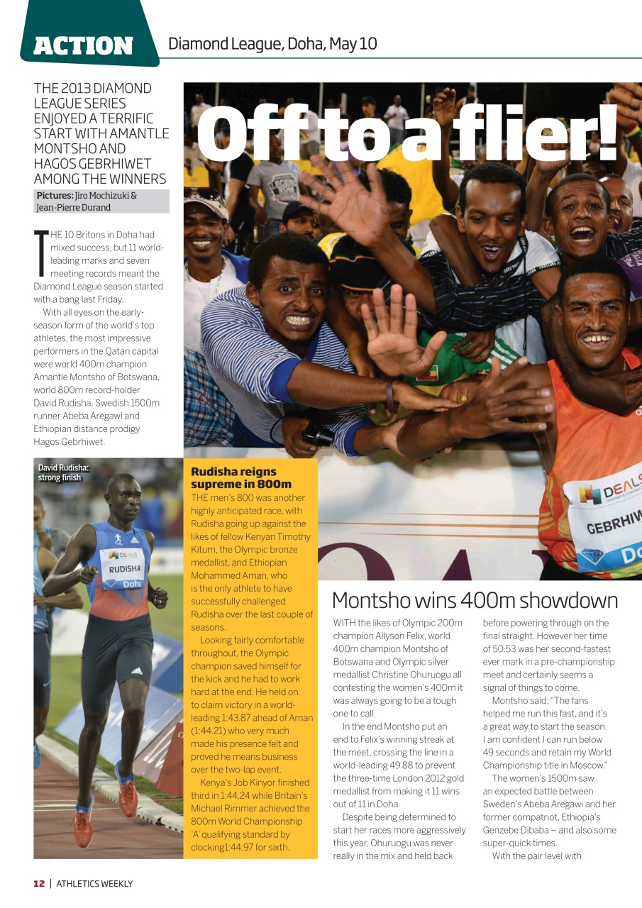 AW – Athletics Weekly Magazine Preview Pages