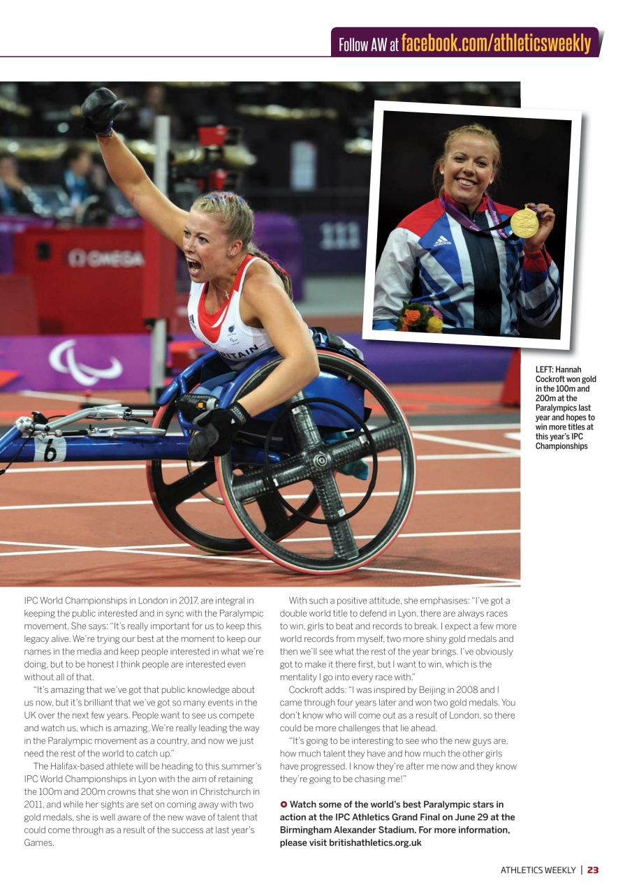 AW – Athletics Weekly Magazine Preview Pages